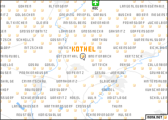 map of Köthel