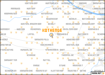 map of Kothende