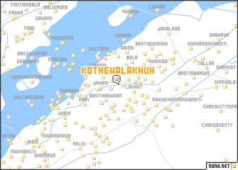 map of Kothewāla Khūh