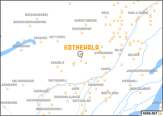 map of Kothewāla