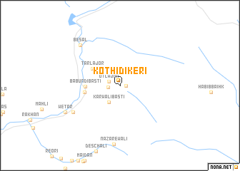 map of Kothi di Keri