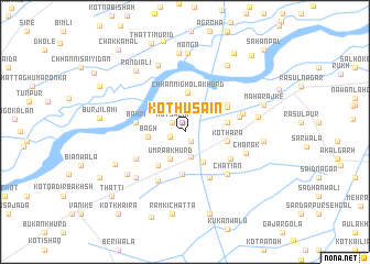 map of Kot Husain