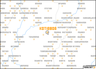 map of Kotiaboa