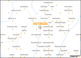 map of Kotiagou