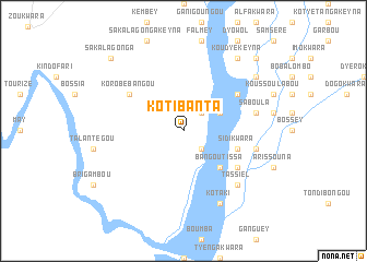 map of Kotibanta