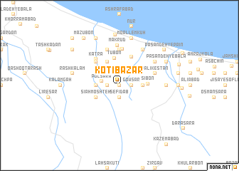 map of Kotī Bāzār