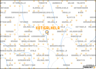 map of Kotigalhela