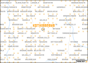 map of Kotika-arawa