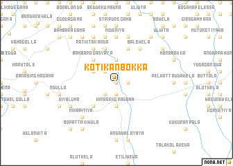 map of Kotikanbokka