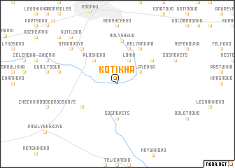 map of Kotikha