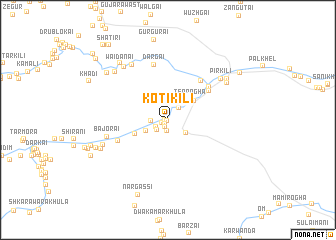 map of Koti Kili