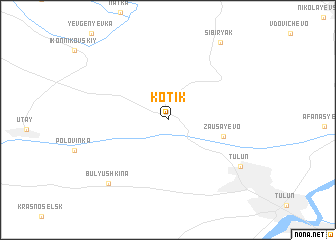 map of Kotik