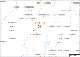 map of Kotila