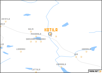 map of Kotila