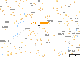 map of Kotiljevac