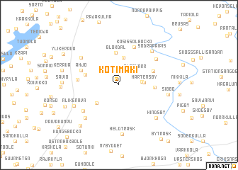 map of Kotimäki