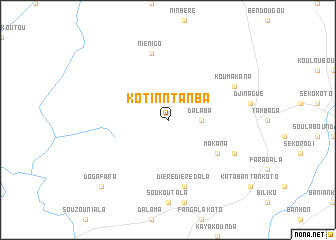 map of Kotinntanba