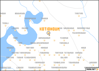 map of Kotiohoum