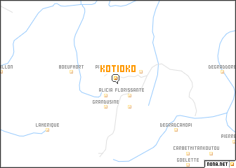 map of Kotioko