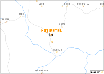 map of Koti Petel