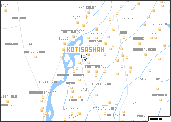 map of Kot Īsa Shāh