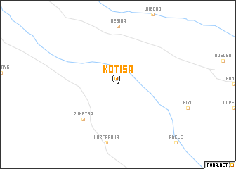 map of Kʼotʼīsa