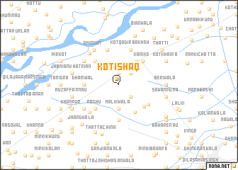 map of Kot Ishāq
