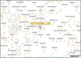 map of Kot Ismāīlzai