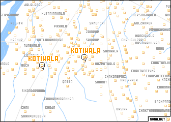 map of Kotiwāla