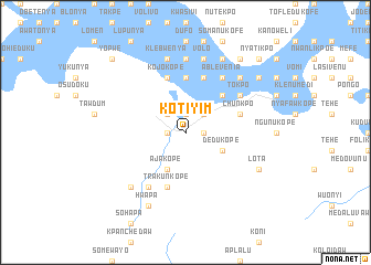 map of Kotiyim