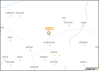 map of Koti