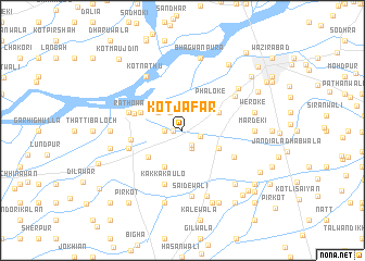 map of Kot Jafar