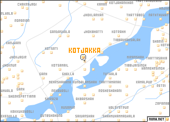 map of Kot Jakka
