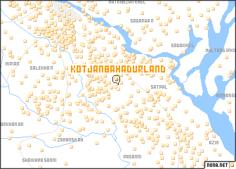 map of Kot Jān Bahādur Land