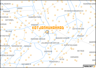 map of Kot Jān Muhammad