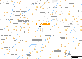 map of Kot Ja Singh