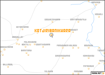 map of Kotjiri Bani Kwara