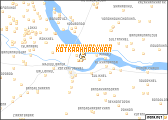 map of Kotka Ahmad Khān