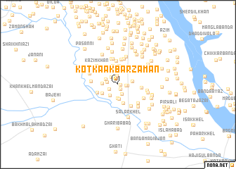 map of Kotka Akbar Zamān