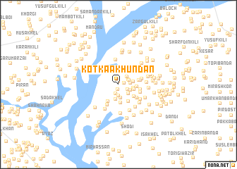 map of Kotka Akhūndan