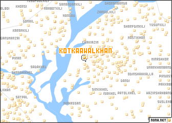 map of Kotka Awal Khān