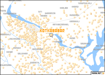 map of Kotka Bābar