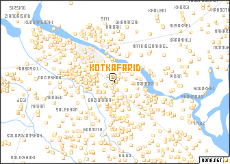 map of Kotka Farīd