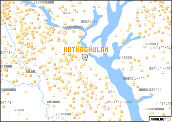 map of Kotka Ghulām