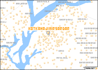 map of Kotka Hāji Mīr Sardār