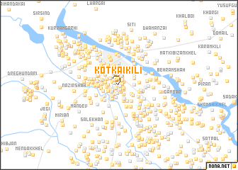 map of Kotkai Kili