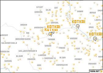 map of Kotkai