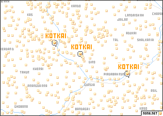 map of Kotkai