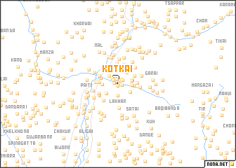 map of Kotkai