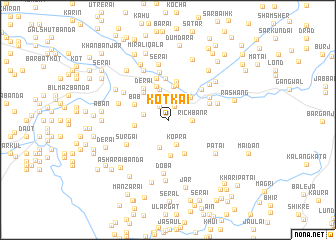map of Kotkai